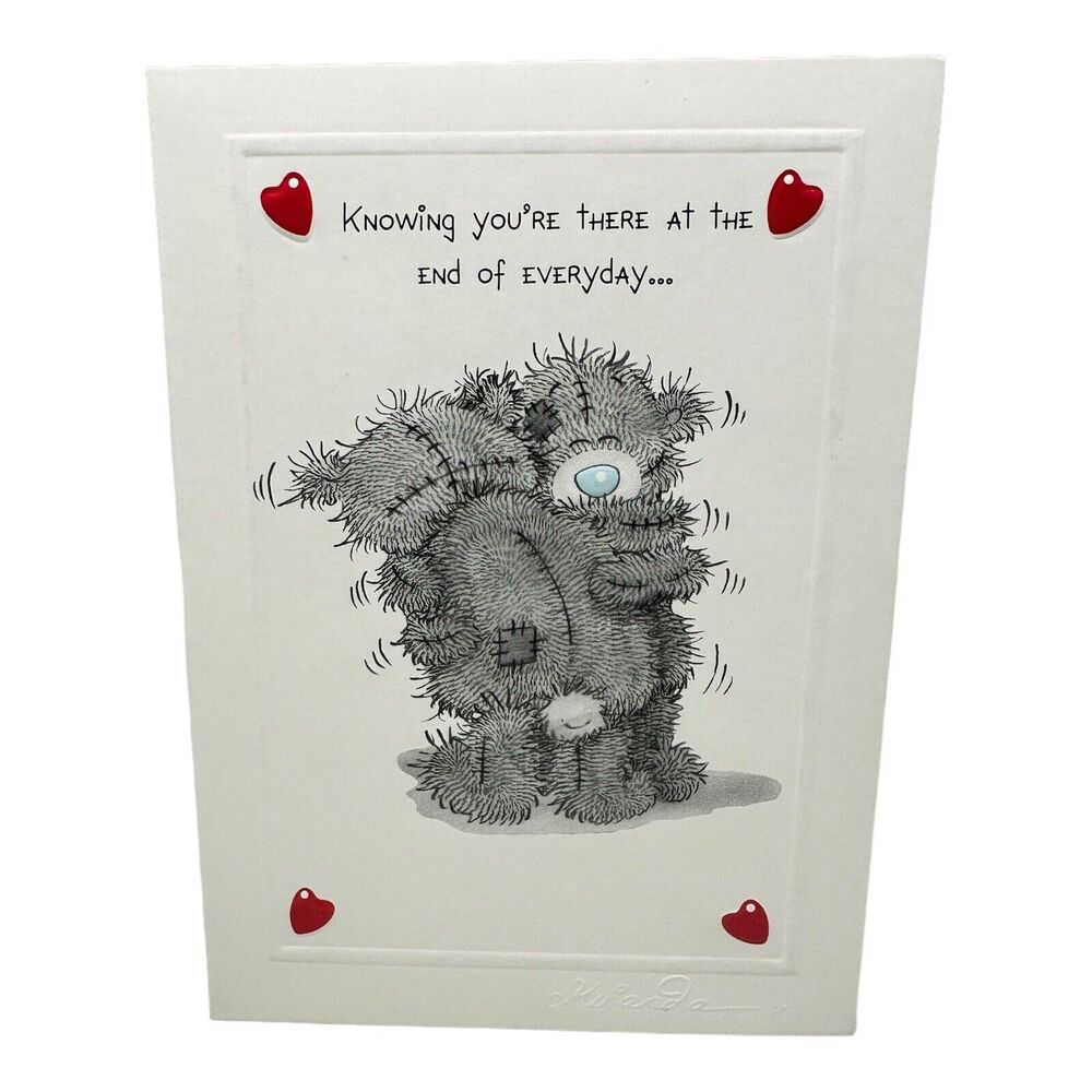 Carte Blanche Me To You Greeting Card Friendship Teddy Bears Hugging